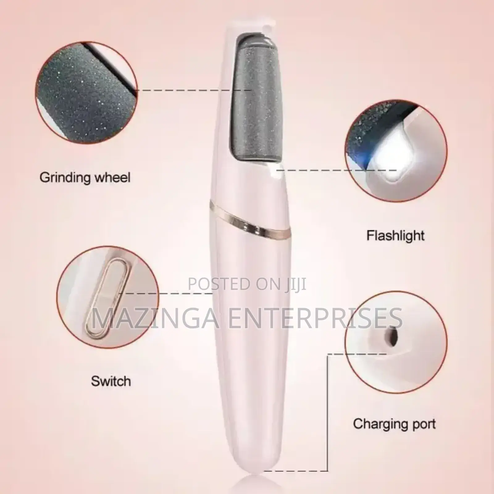 Rechagable Pedicure Dead Skin Cellus Remover Foot File Roler