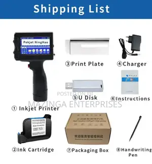 Portable Quick Ink Drying Handheld Inkjet Printer