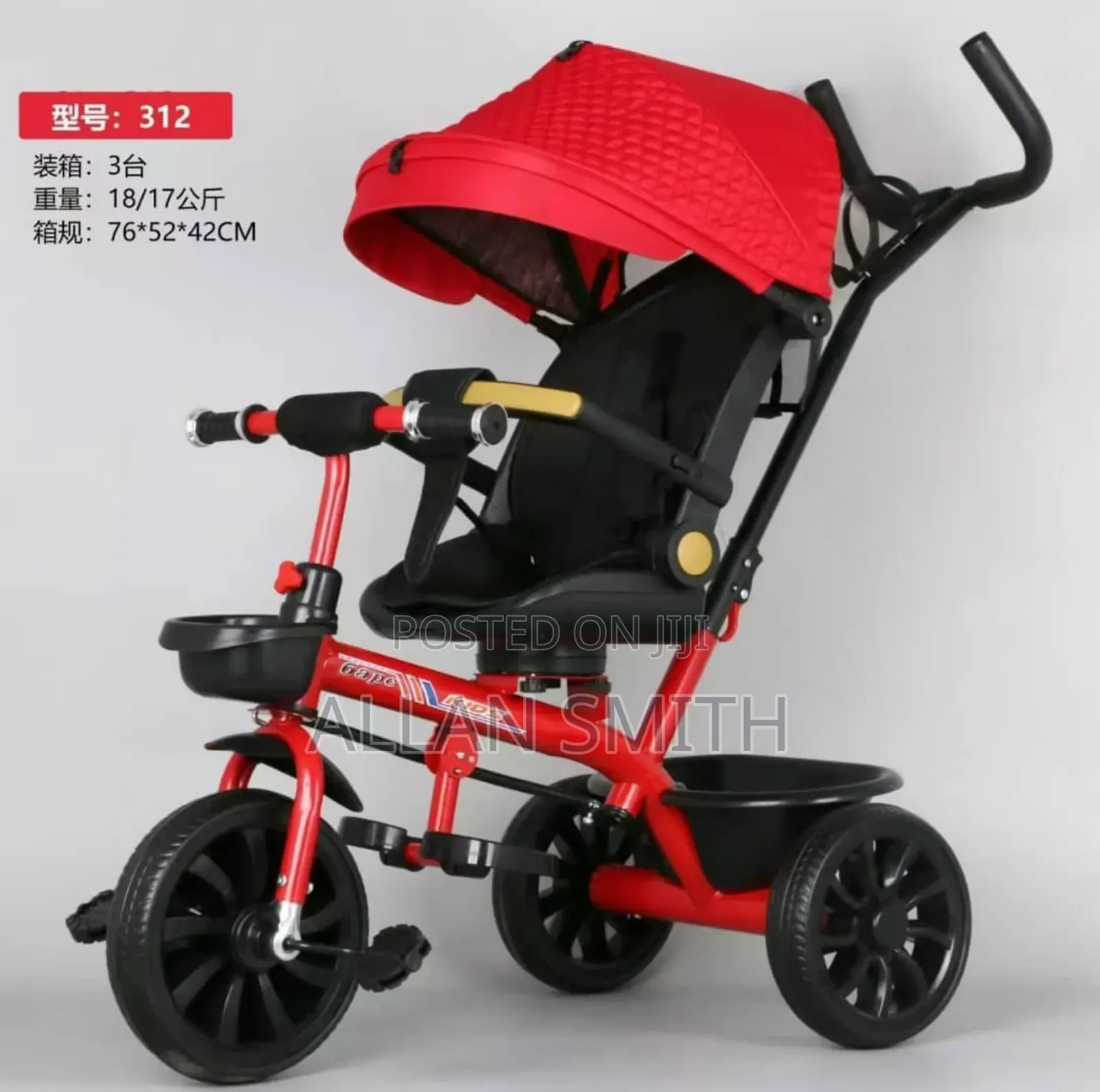 Kids Umbrella Trycycles
