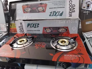 Pixel 2 Burner Tempered Glass Gas Stove