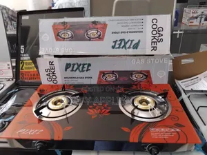 Pixel 2 Burner Tempered Glass Gas Stove