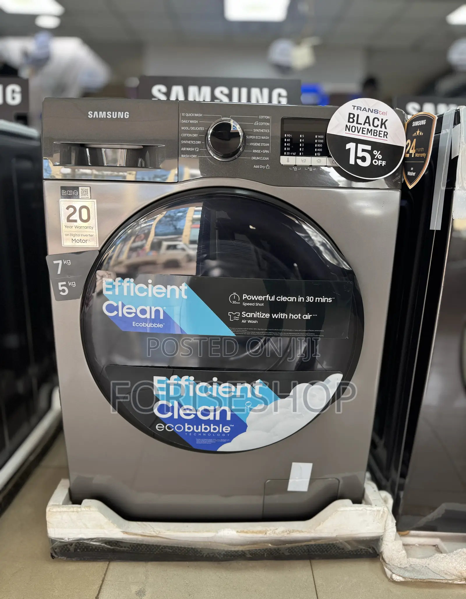 Samsung 7/5kgs Wash and Dry Washing Machine