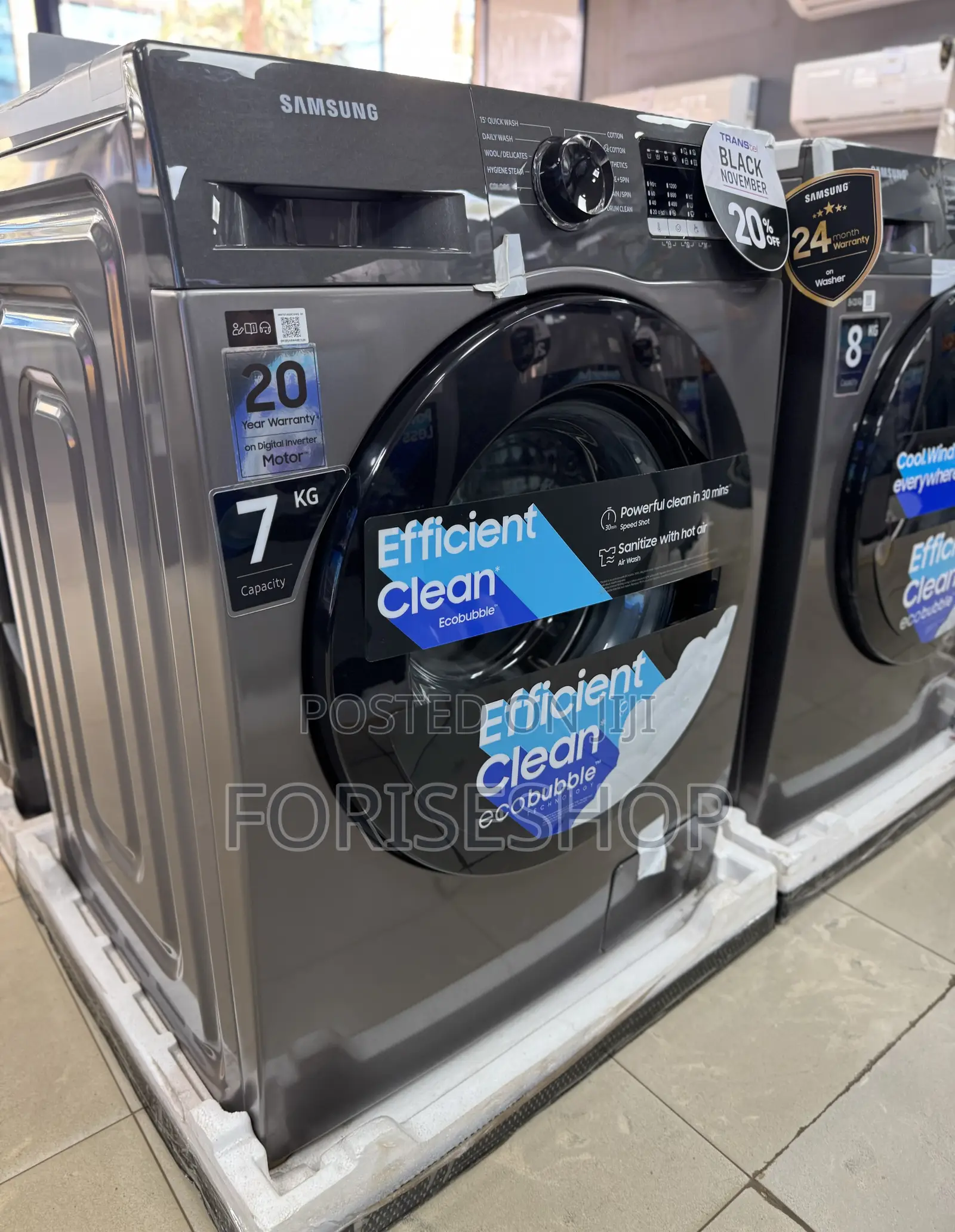 Samsung Washing Machines 7kgs Brand New