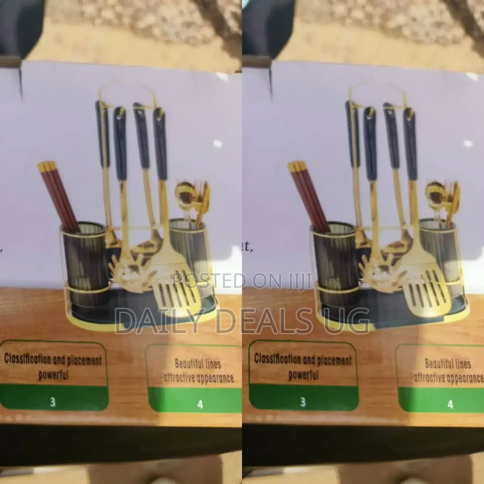 Stainless Double Cutlery Holder