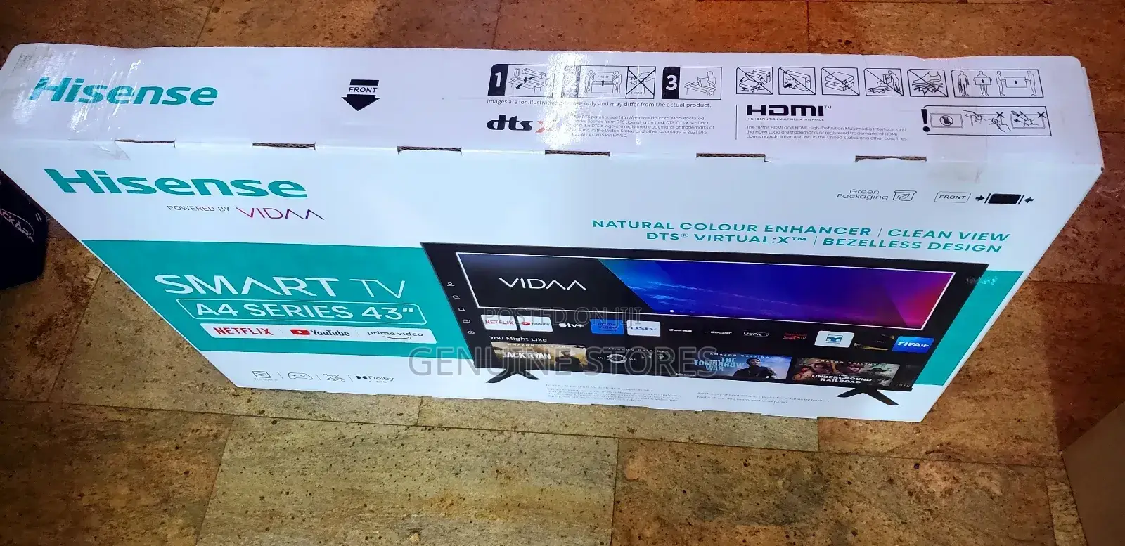 Hisense 43 Inches/Smart Tv
