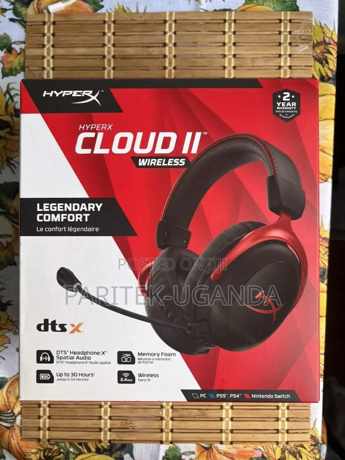 Hyper X Cloud 2 Wireless Headset (Pc,Ps4,Ps5, and Nintedo Sw