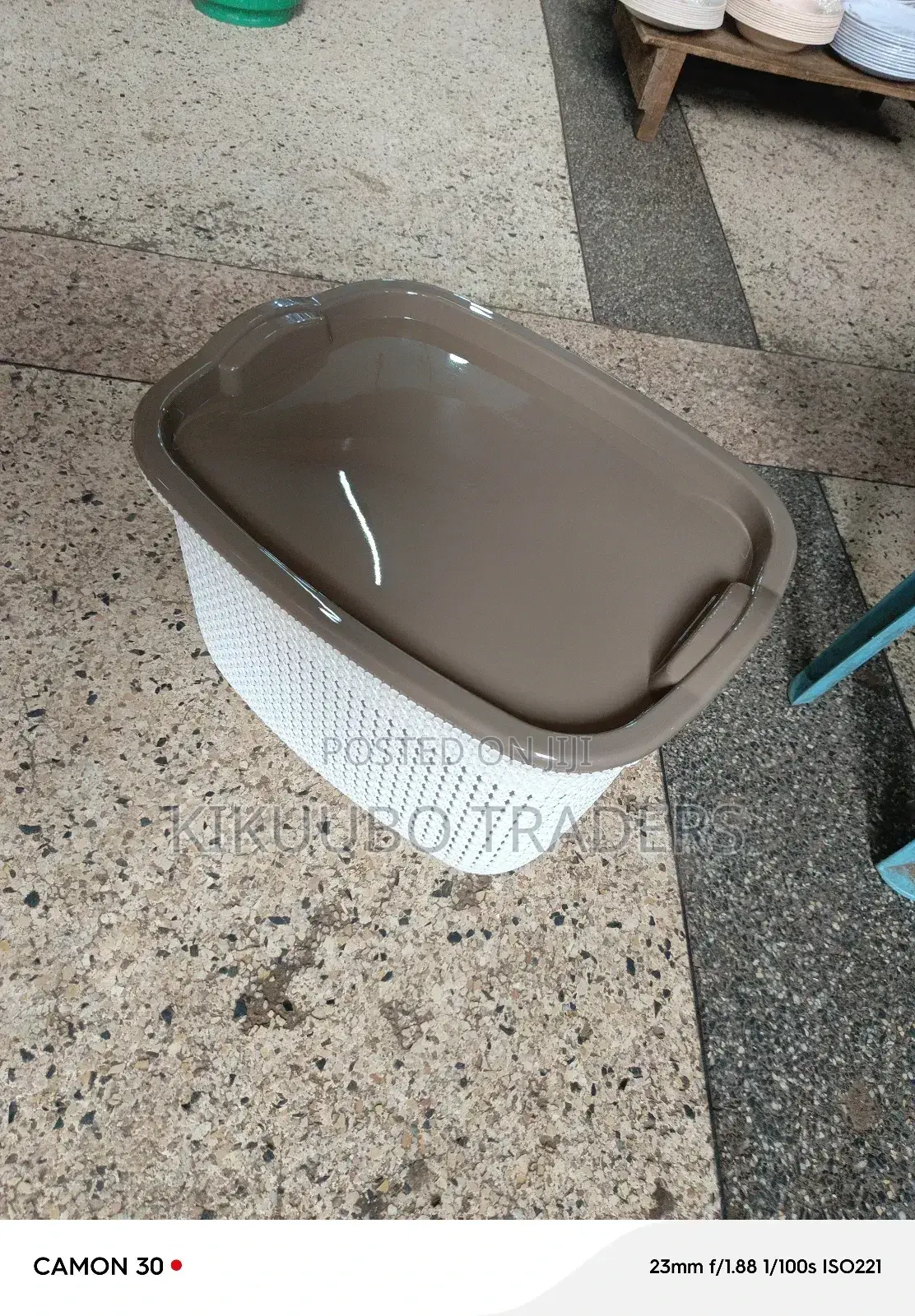 Plastic Storage Basket With Cover