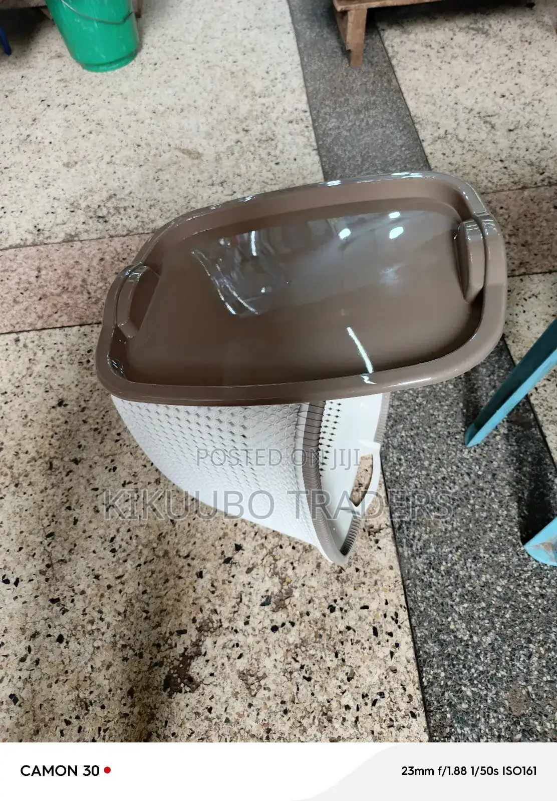 Plastic Storage Basket With Cover