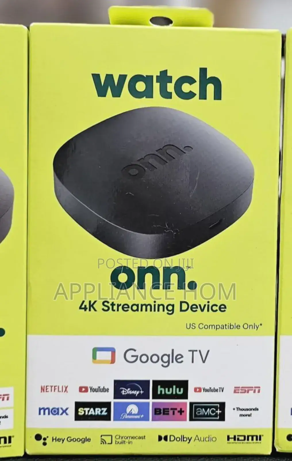Google Tv Watch Onn Streaming Device