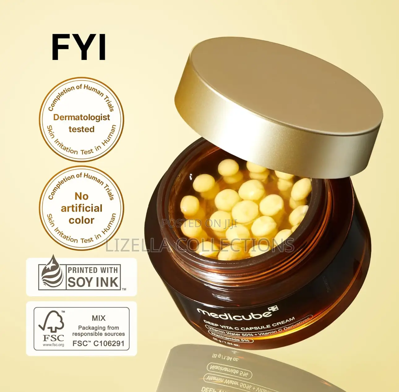 Medicube Deep Vita C Capsule Cream (With 5% Niacinamide )
