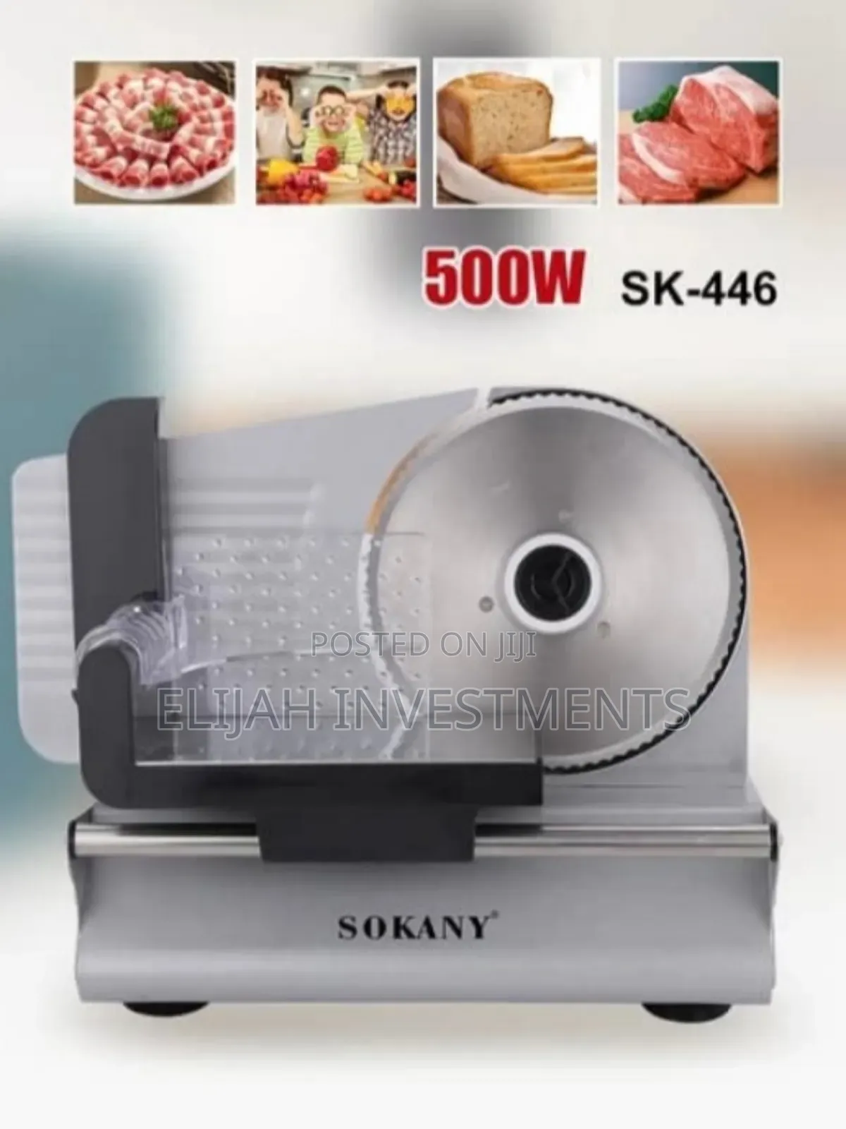 High Performance Sokany Electric Food Slicer