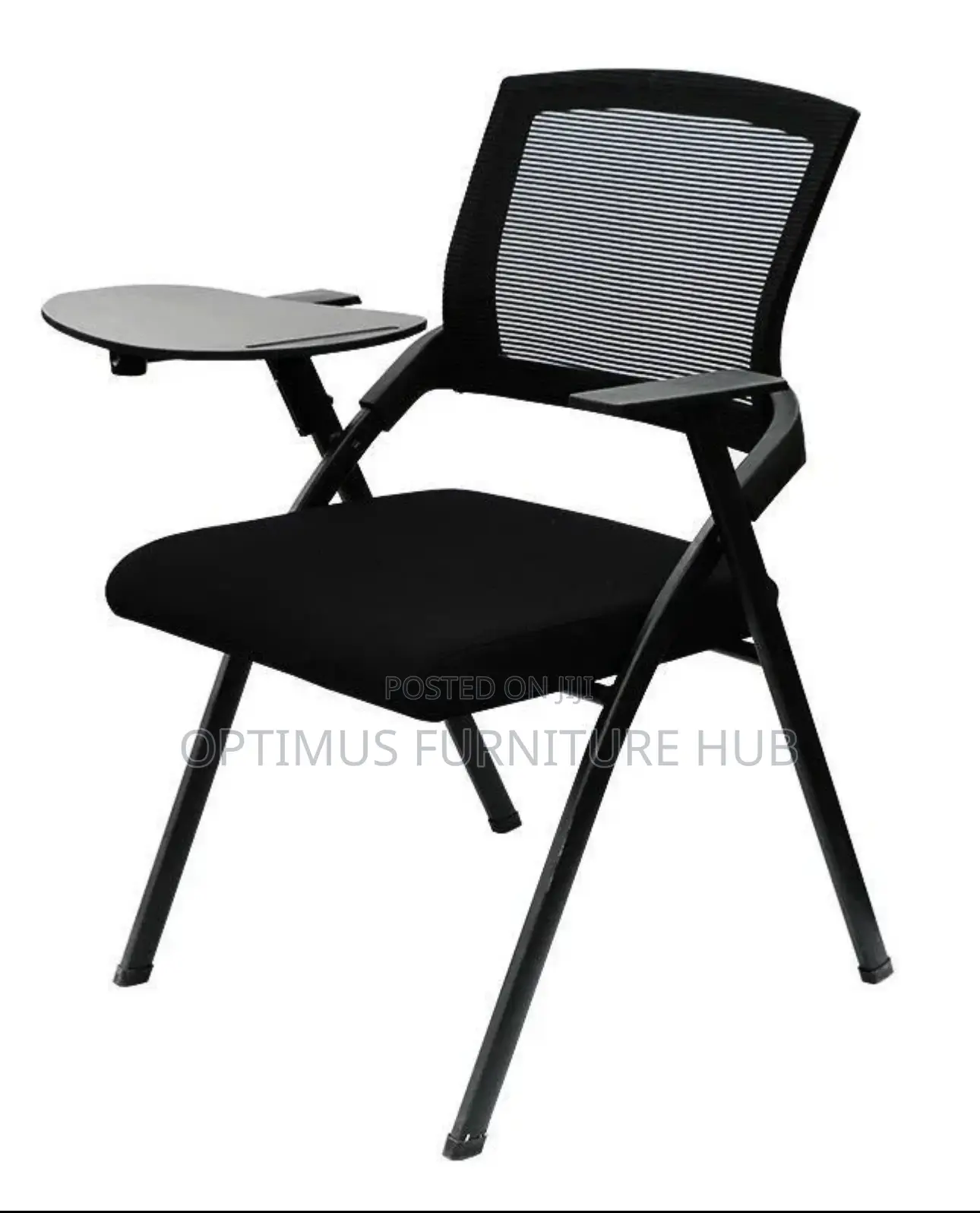 Foldable Chair With a Writing Pad
