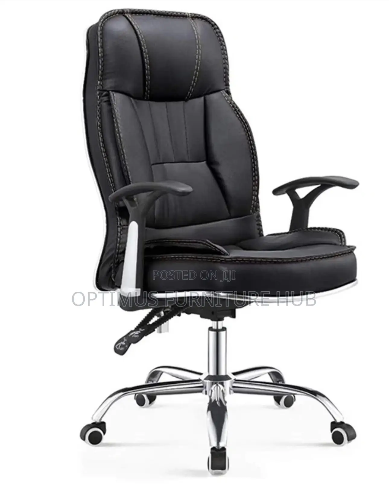 White Handle Office Chair