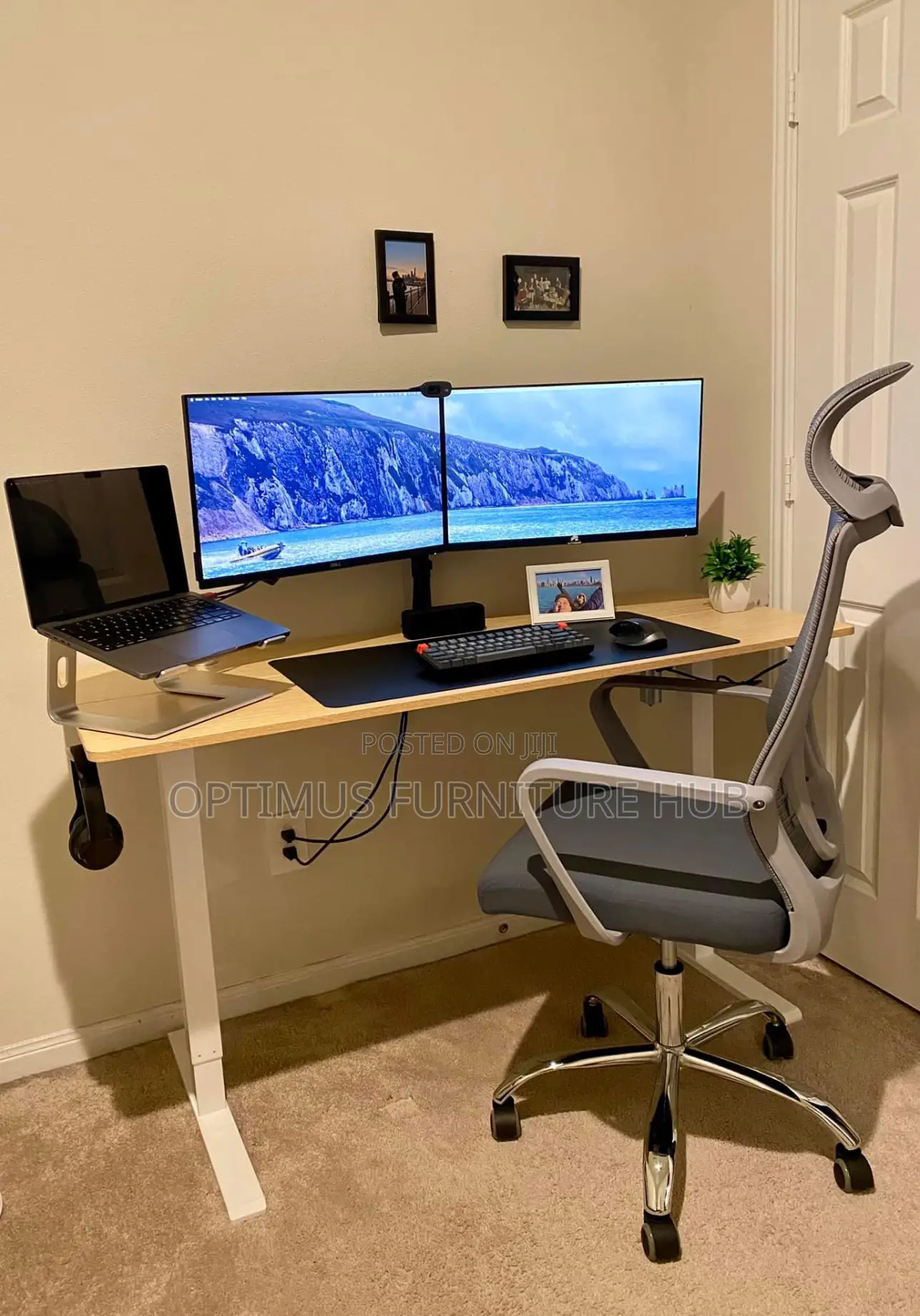 Adjustable Height Office Desk