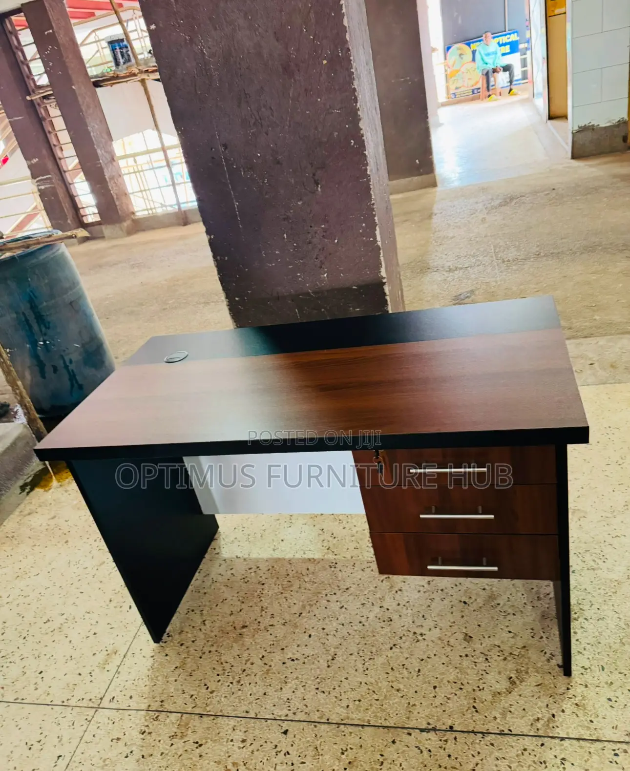 White Patched Table