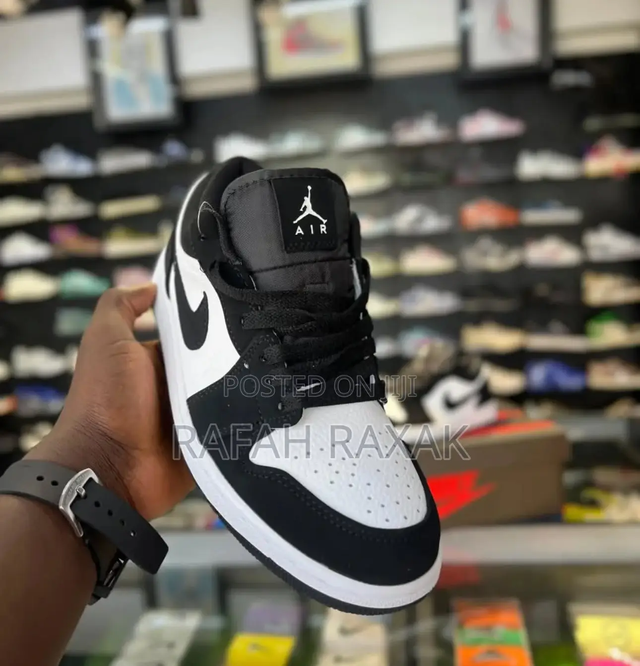 Unisex Nike Air Jordan 1 Low Panda Black/White Sneaker