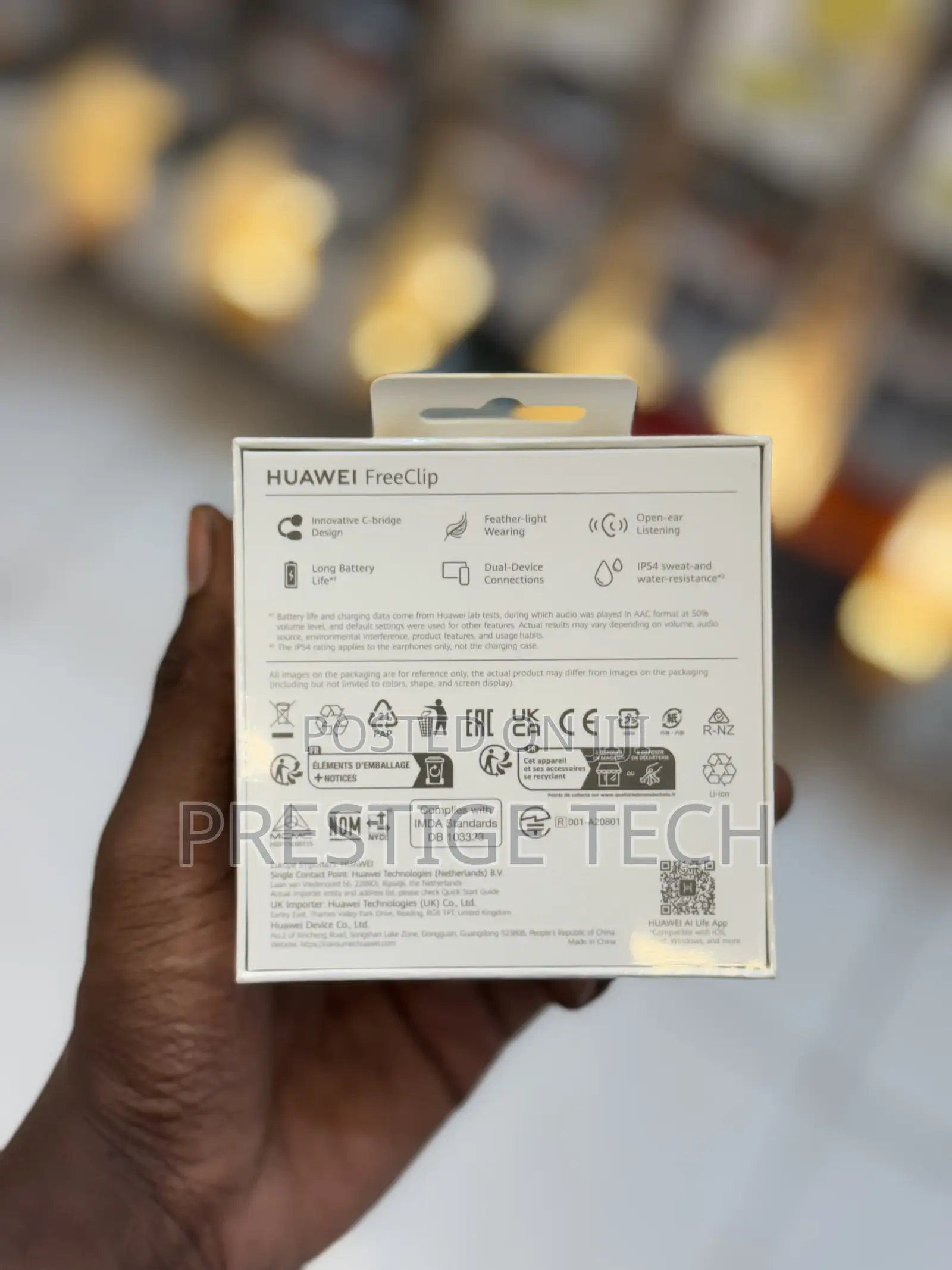 Huawei Free Clip Wireless Earbuds Open Ear