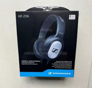 Sennheiser HD 206 Stereo WIRED Over Ear Headphones