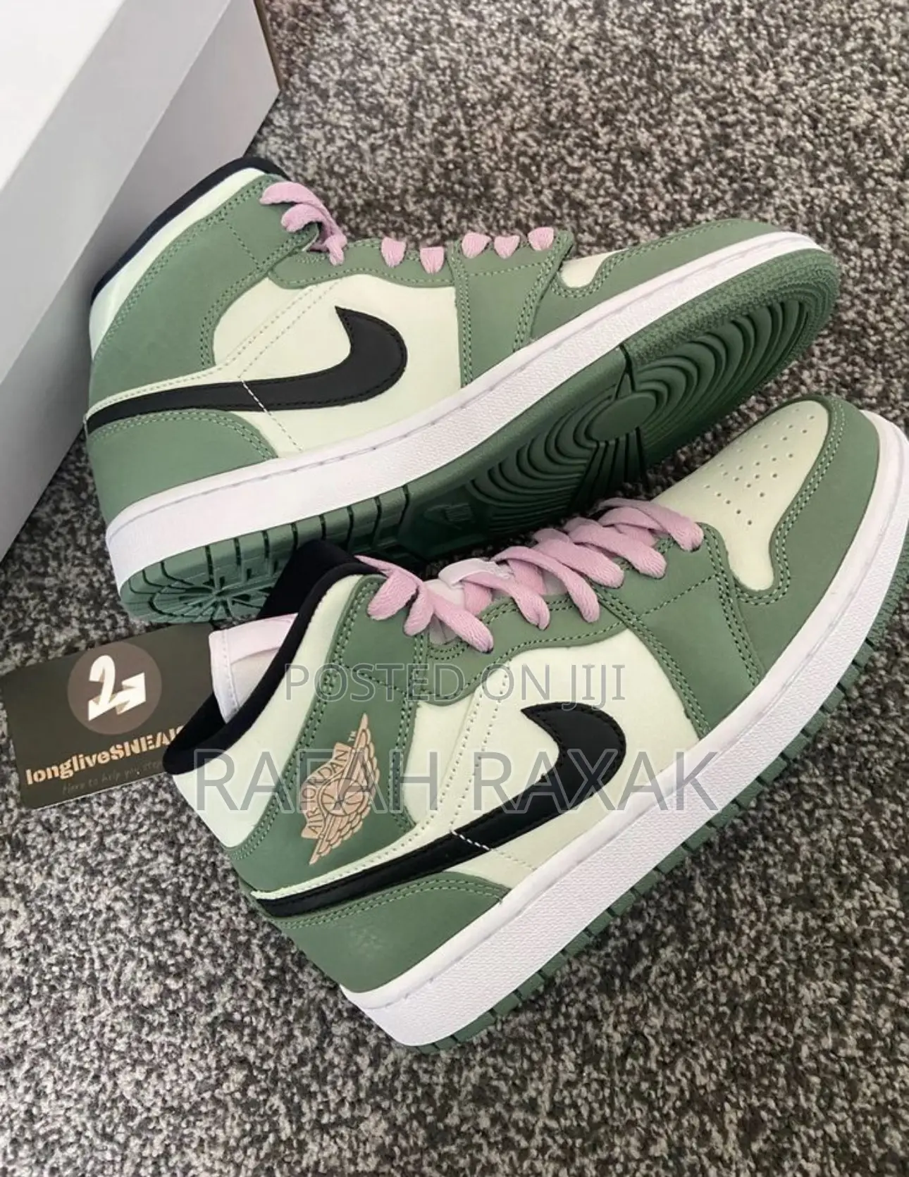 Original Nike Air Jordan 1 Mid Dutch Green Sneaker