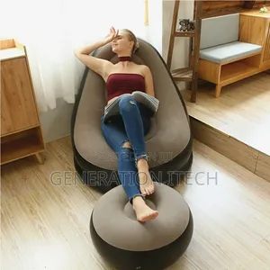Inflatable Chair With Air Pump - For Living Room, Bedroom