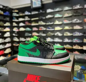 Original Nike Air Jordan 1 Low “Lucky Green” Sneaker