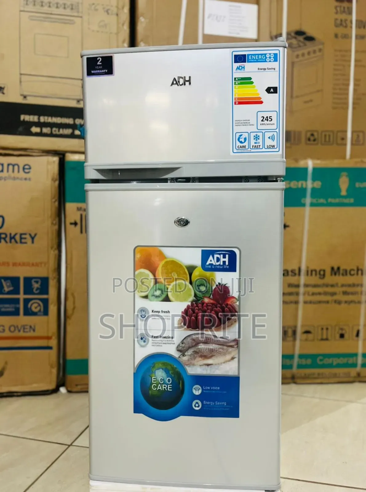 Adh 108 Litres Double Door Refrigerator