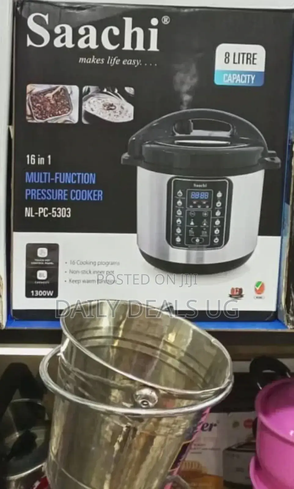 16 in 1 Saachi Food Pressure Cooker
