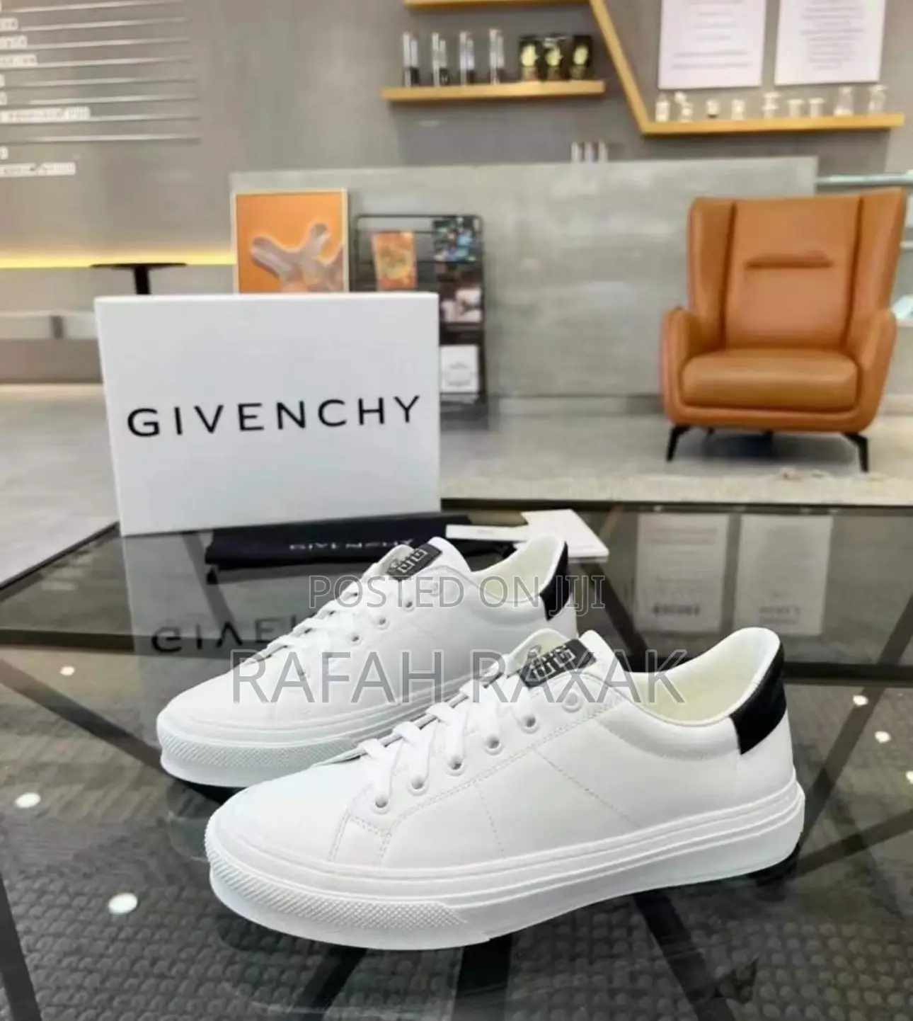 Original White Givechy Luxury Casual Leather Sneakers