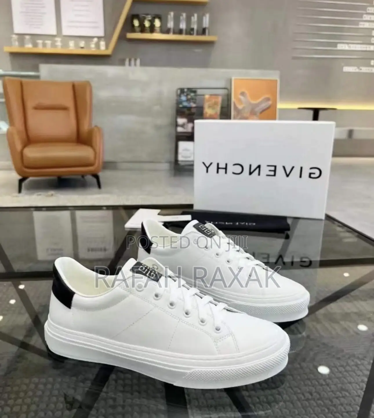 Original White Givechy Luxury Casual Leather Sneakers