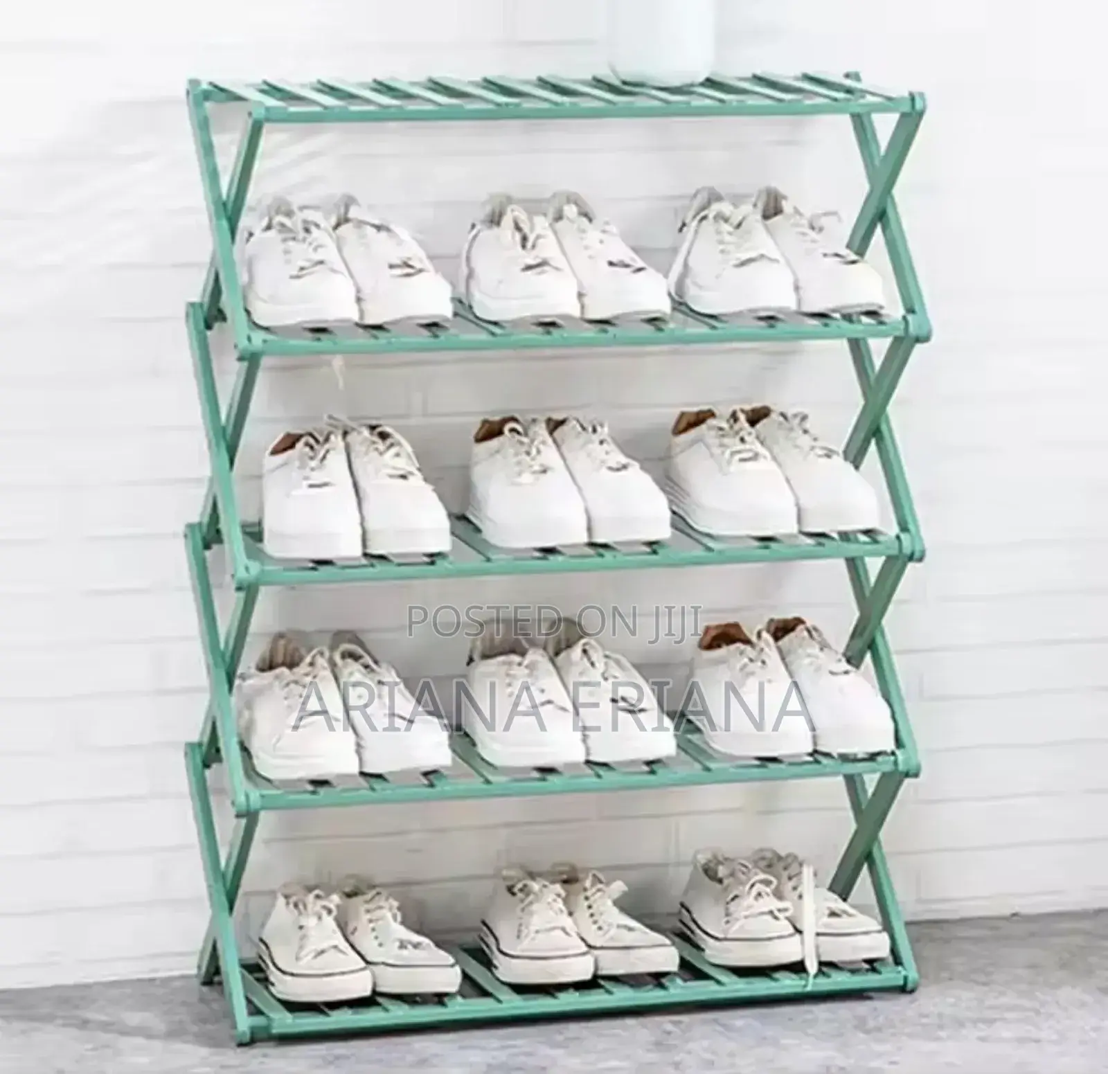 X - Shape 5 Layer Shoe Rack