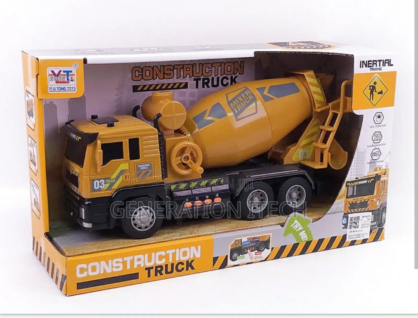Cement Mixer Toy Truck for Construction- Battery Operated