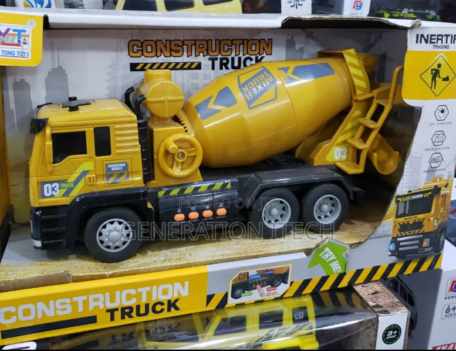 Cement Mixer Toy Truck for Construction- Battery Operated