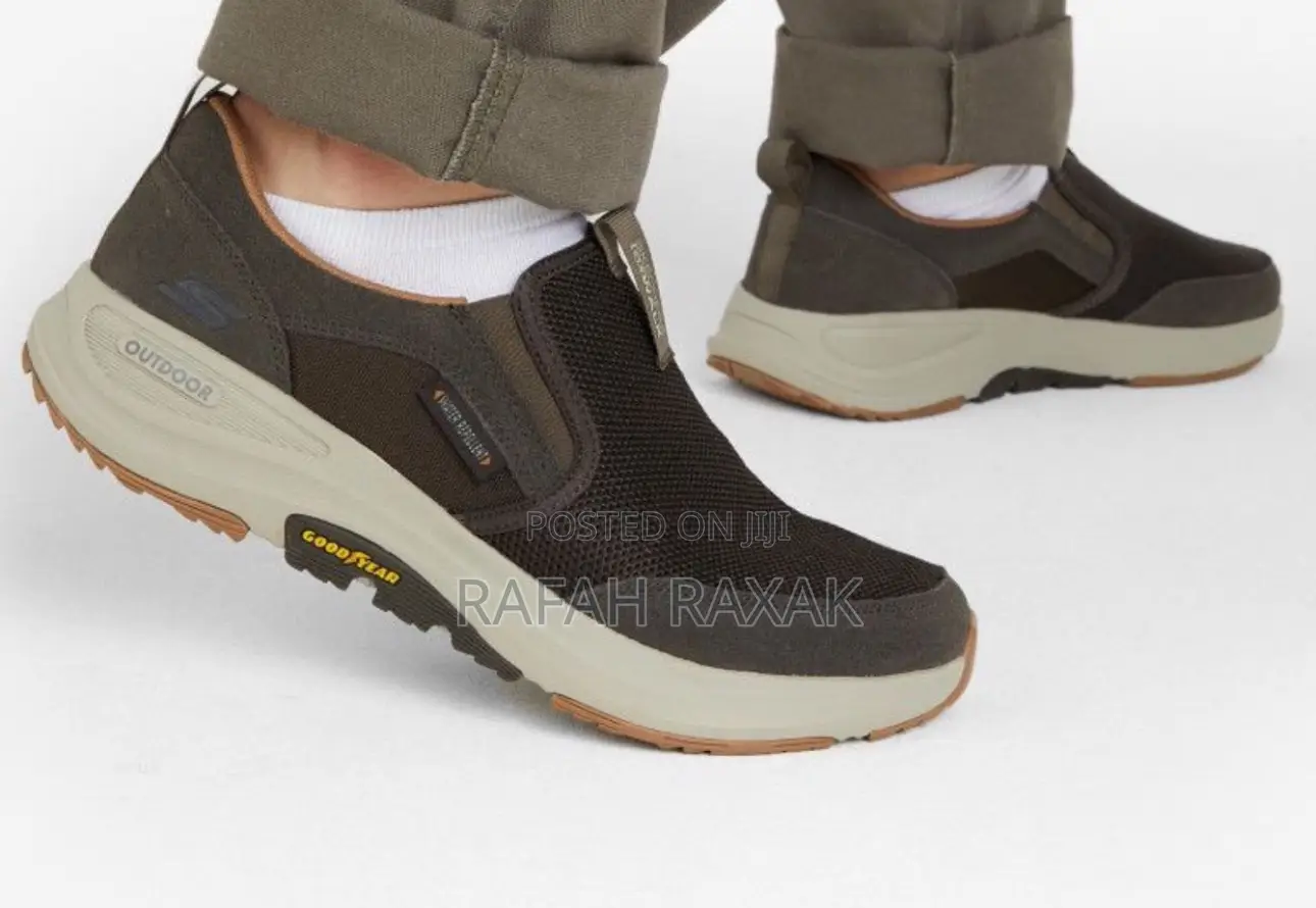 Original Brown Skechers Go Walk Outdoor Sneakers