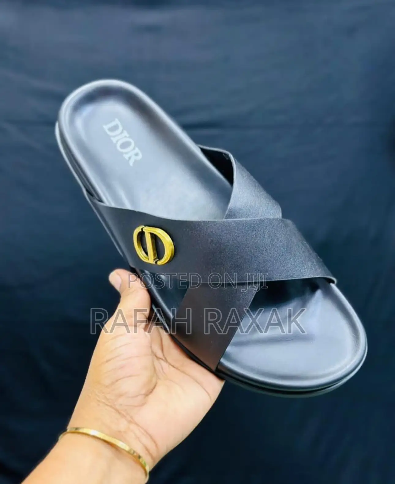 Men’S Classy Luxury Dior Leather Sandals