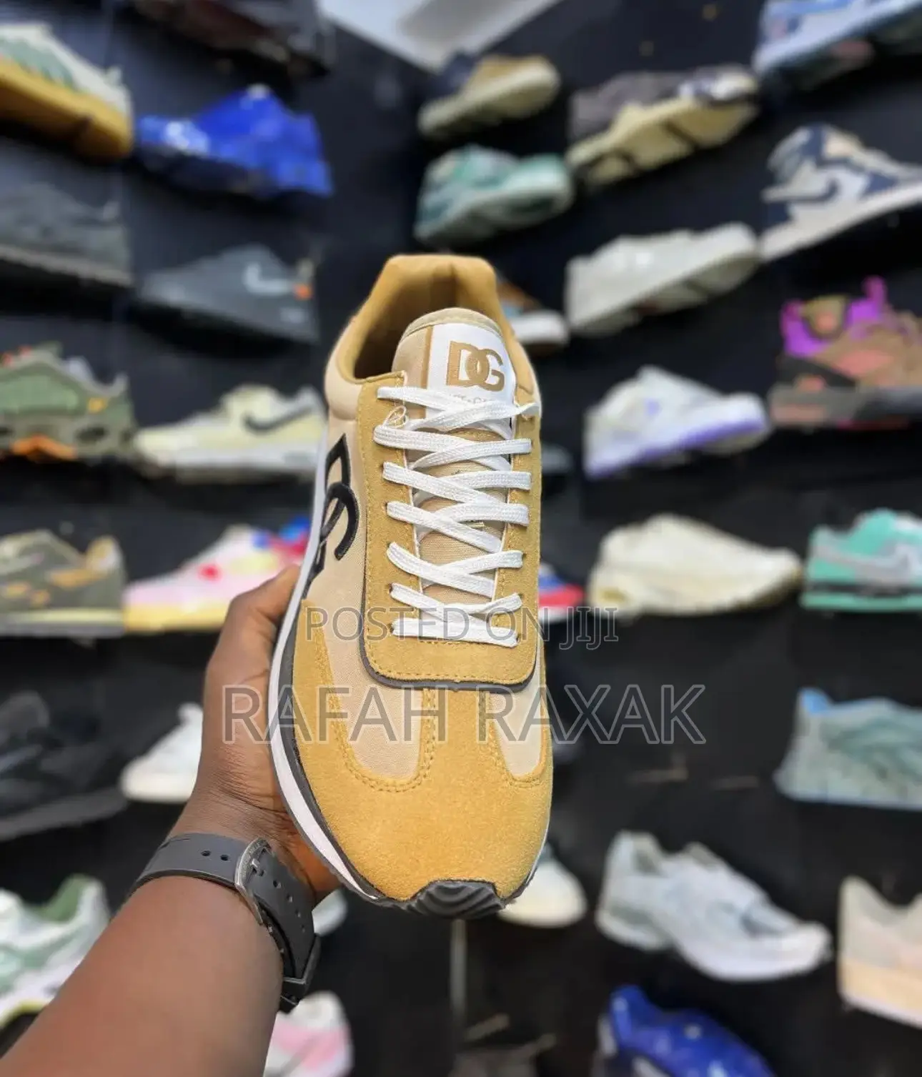Original Yellow/White Dolce Gabbana Casual Sneakers