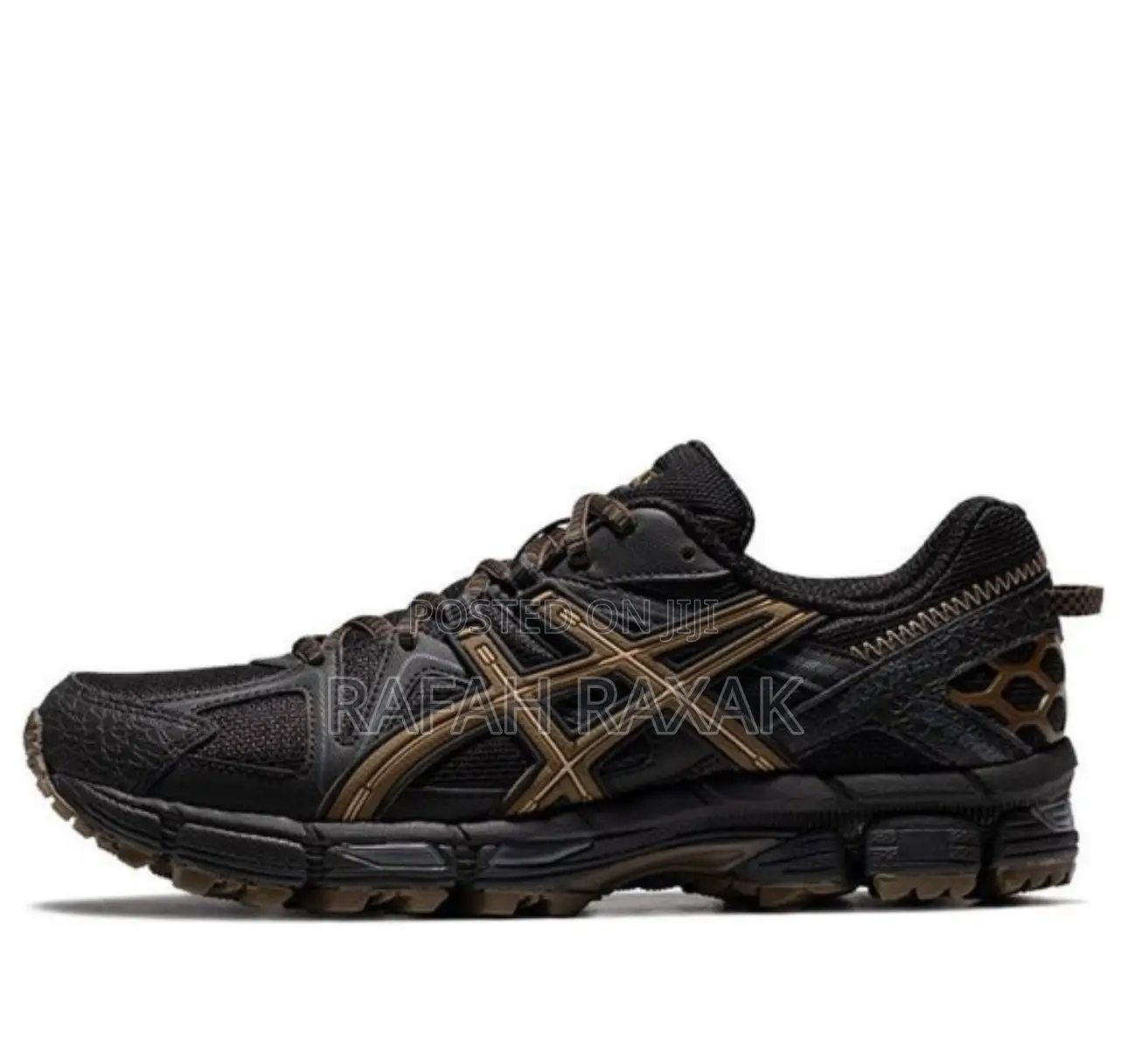 Original Black Clay ASICS Gel Kahana 8 Running Hike Sneakers
