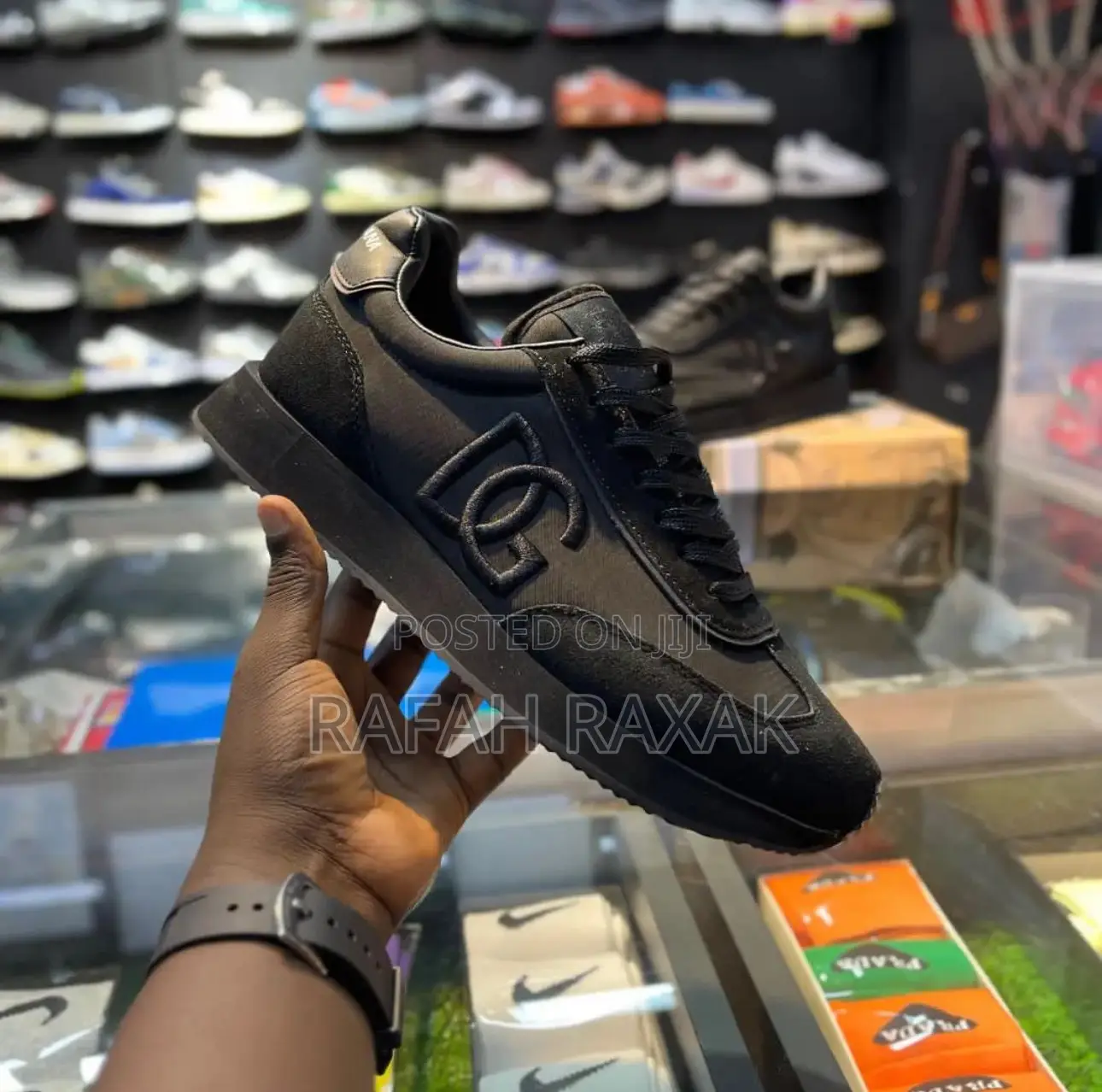Original Triple Black Dolce Gabbana Luxury Casual Sneakers