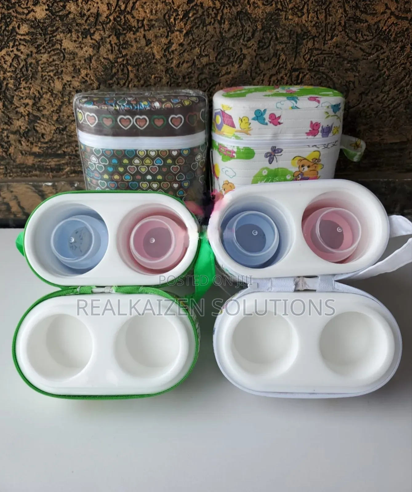 MOMEASY Baby Double Insulated Bottle Warme I Storage Bag