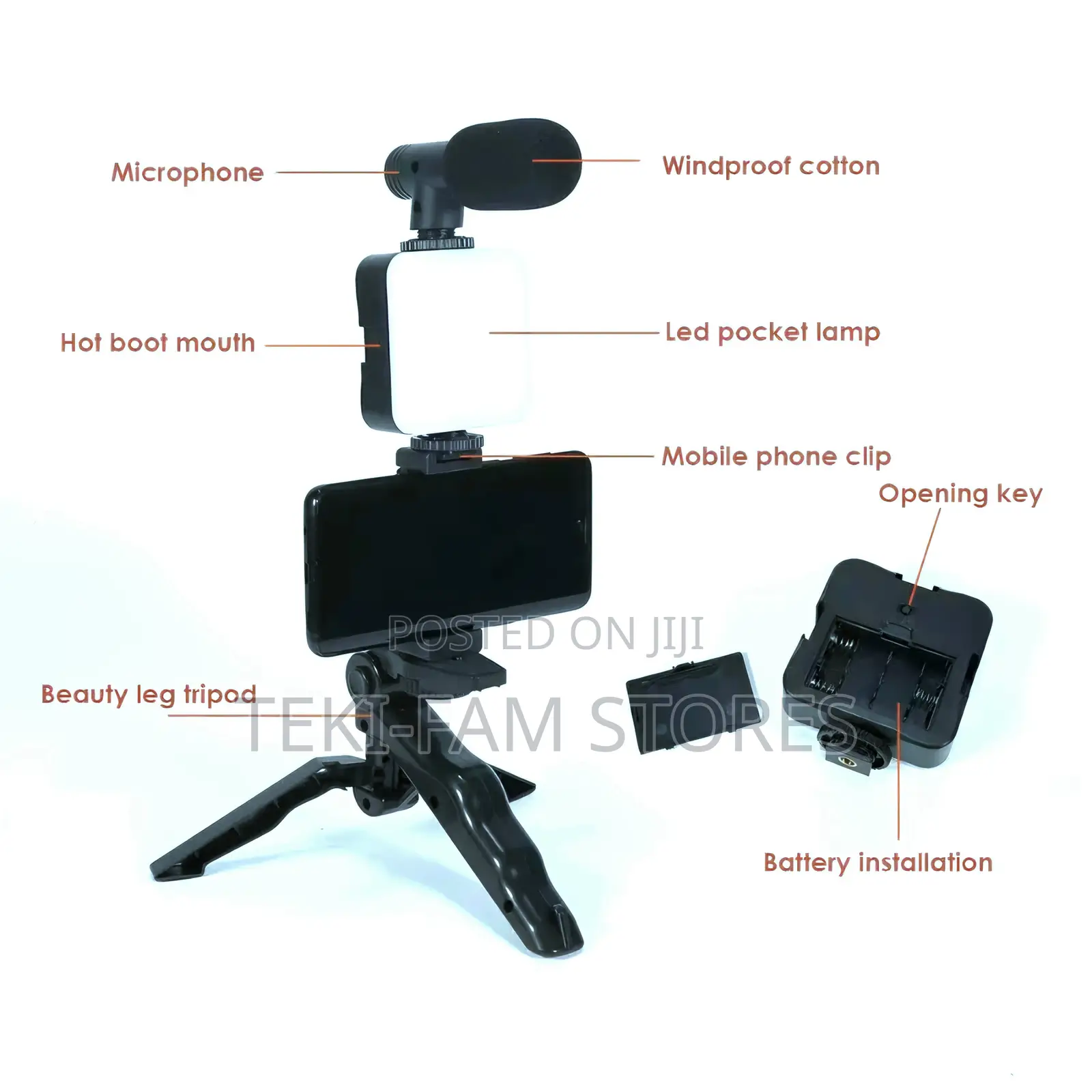 Video Making Kit (Free Batteries)