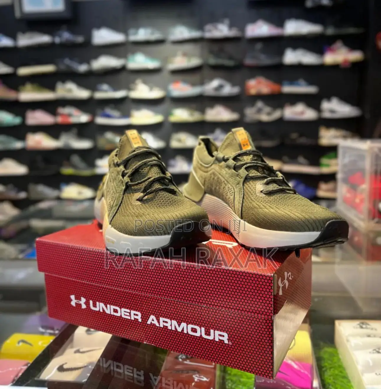 Original Green Under Armour Hovr Phantom 3 Trainer Sneakers