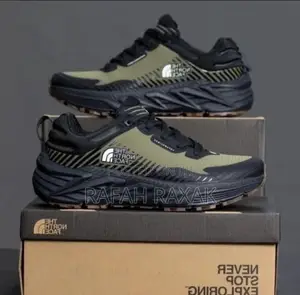 Original Black/Green Men’S“The North Face” Hiking Sneakers