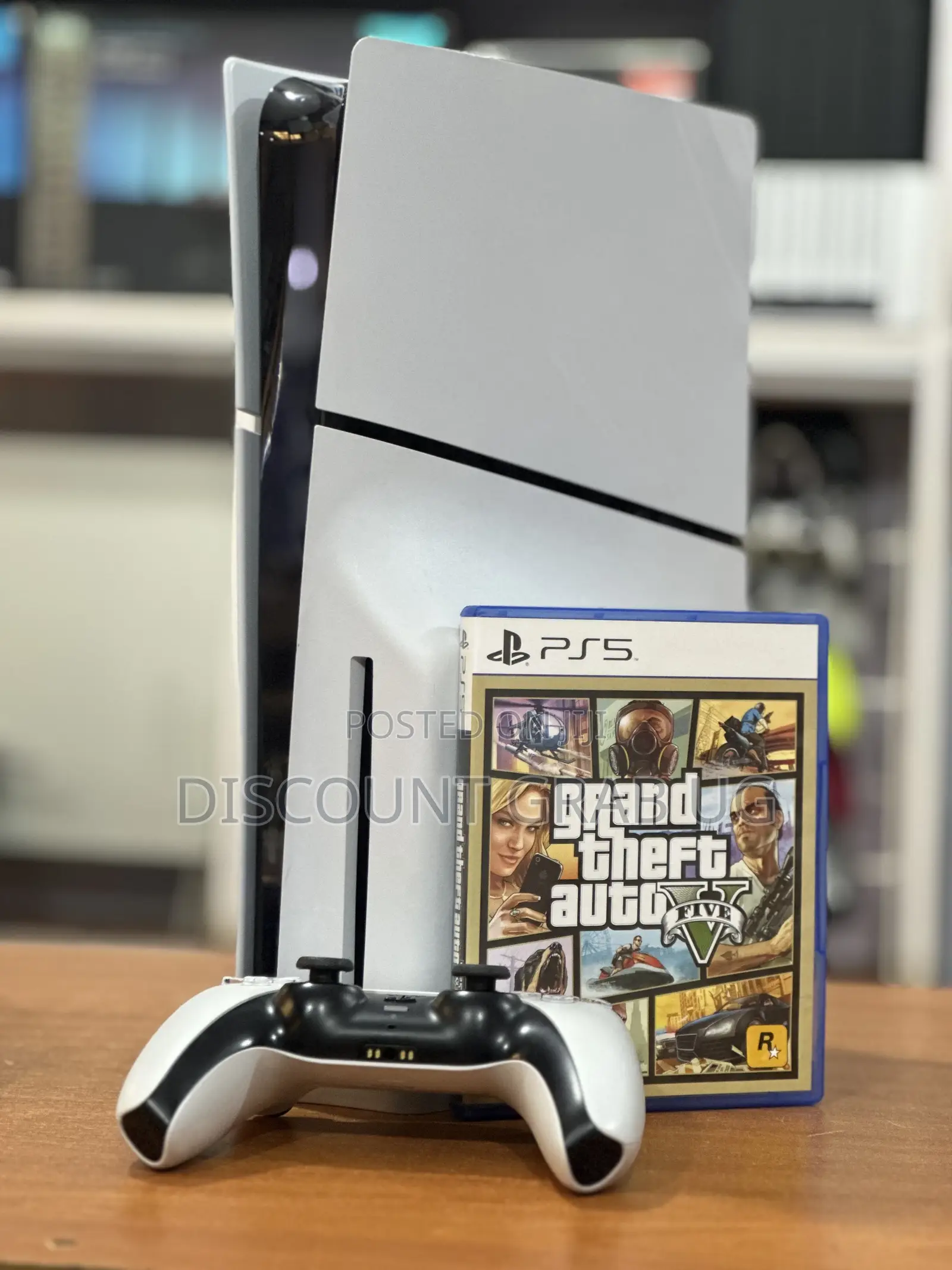 Playstation 5 Slim Disk Version With GTA 5 Game Disk
