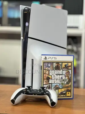 Playstation 5 Slim Disk Version With GTA 5 Game Disk