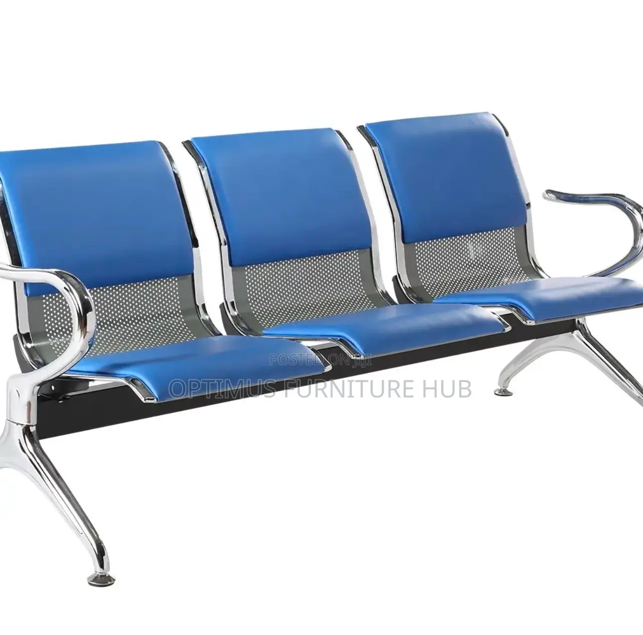 Silver Blue Chair