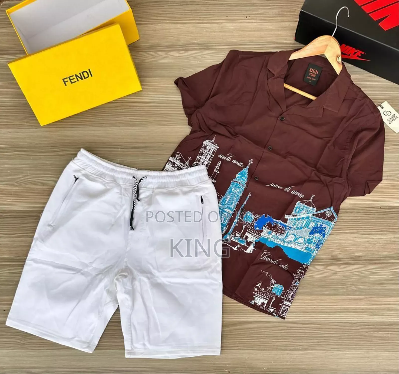 Real 2pcs Shirt and Short