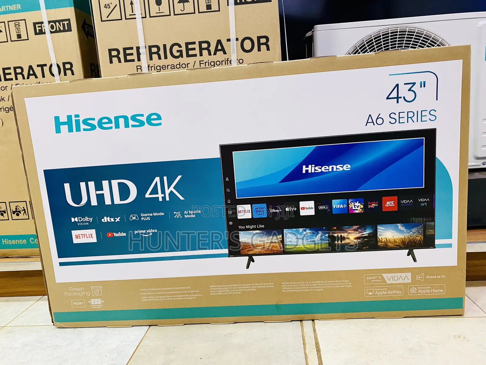 Hisense 43 Inch Uhd Smart A6 Series Brand New Digital Sat