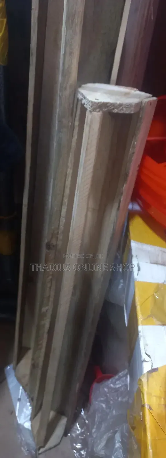 Long Wooden Chicken Feeder