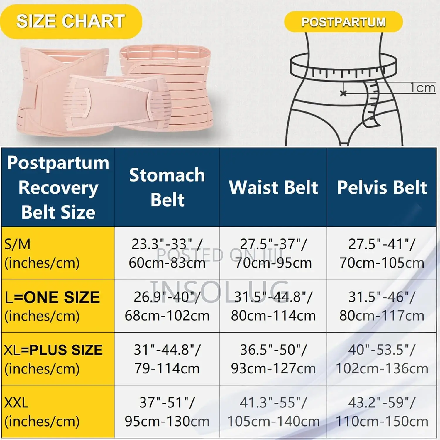 Post Partum Belt (3 In 1)