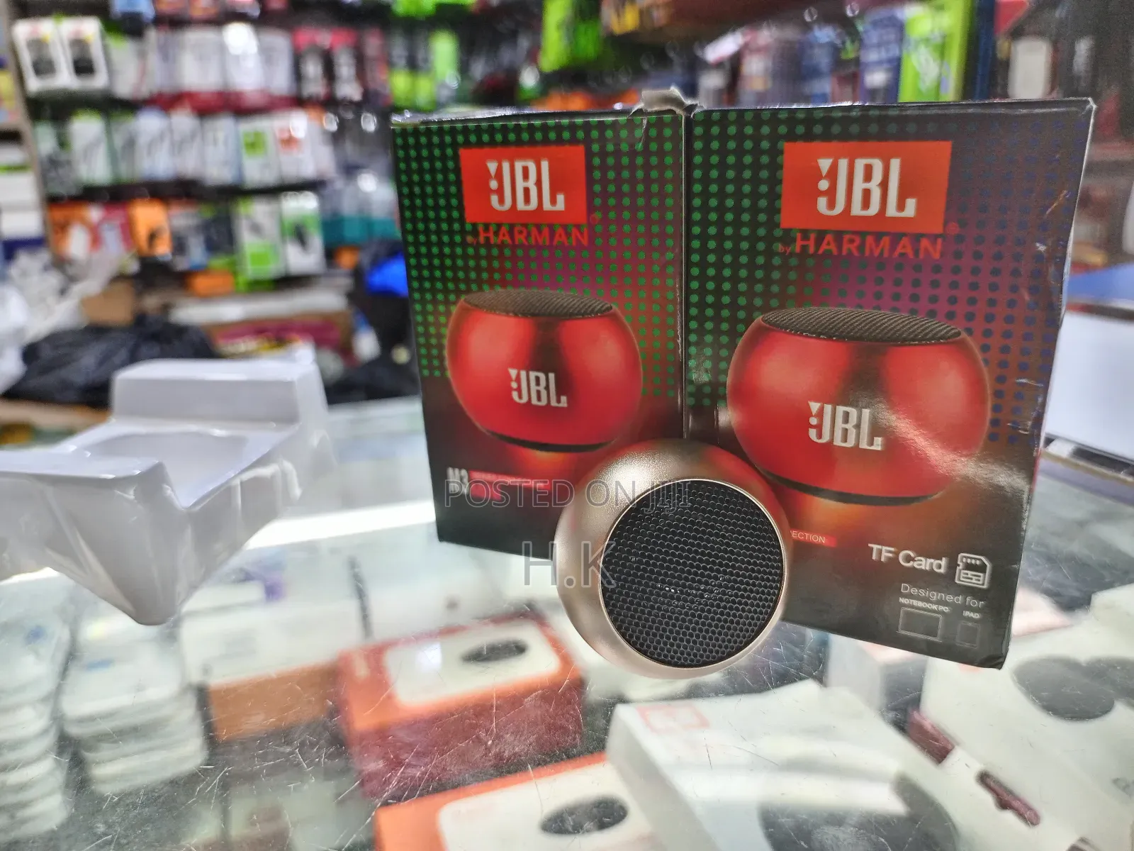 JBL M3 Mini Portable Bluetooth Speaker.