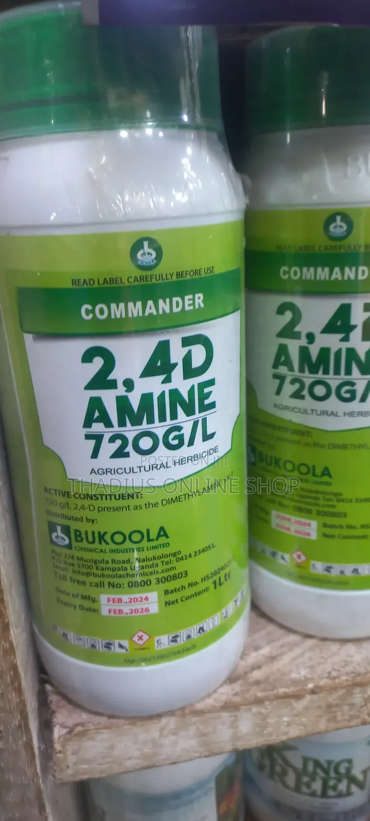 2.4d Amine Weed Drier /Weed Control Chemical 1litre